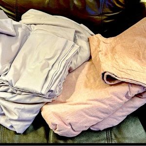 Queen sheet set and comforter cover lavender